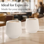MIAMIO - Espresso Cups Set of 4 / Mug Set, Ceramic - Luxe | Ceramic espresso - Image 7