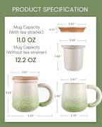 ZENS Tea Mug with Infuser and Lid - Image 5