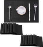 Leetaltree Black Frame Placemats Set of 12 by Leetaltree-ArtatEveryTable