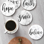 Coasters for Drinks, Ceramic Stone - Image 6