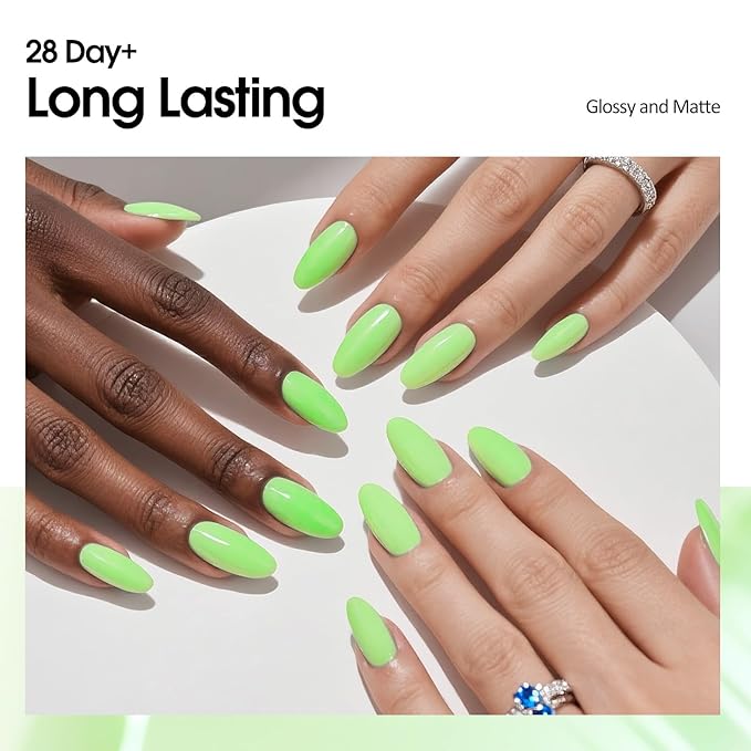 VENALISA Green Gel Nail Polish 1 Pcs 10ML Pastel Mint Green Gel Polish Soak Off Salon Manicure DIY at Home Nail Art For Girls Women