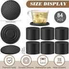 Eccliy 84 Pack Silicone Coasters - Image 2