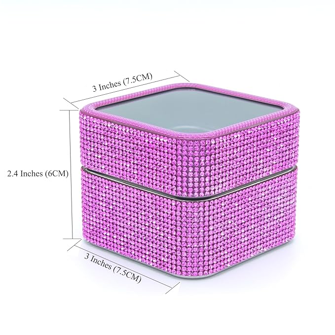 Nail Drill Bits Holder Case- 30 Holes Dustproof Rhinestone Nail Bits Box Efile Displayer Organizer Container for Manicure Tools