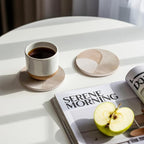 VEYRO Ceramic Coasters Set of 6 – Absorbent Stone Drink Coasters - Image 3