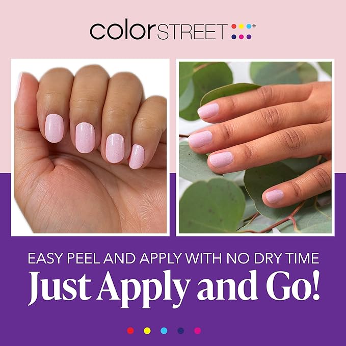Color Street Blushing in Flushing Nail Strips