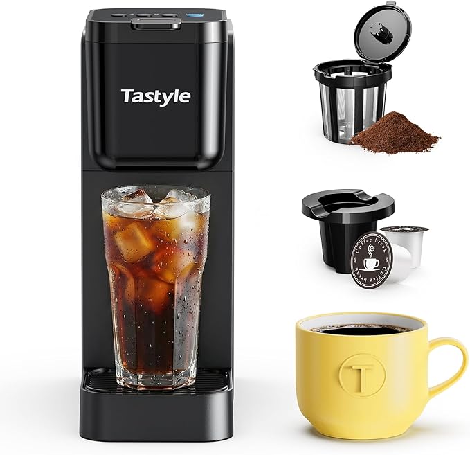 Tastyle Single Serve Coffee Maker Hot and Iced by Tastyle