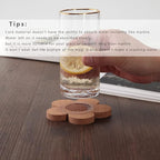 12PCS 3/8" Thick Cork Coasters for Drinks, Absorbent and Reusable Coaster Set - Image 4