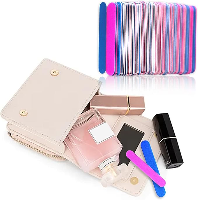200 Pcs Disposable Nail Files Professional Double Sided Emery Boards Manicure Pedicure Tools（3.35Inch）