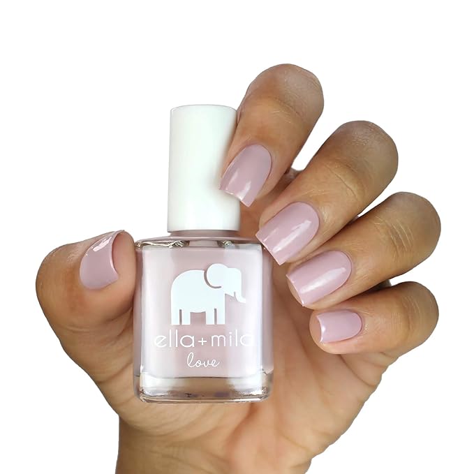 ella+mila Professional, Quick Dry, Long-Lasting & Chip-Resistant Pink Nail Polishes (Honeymoon Bliss - 0.45 fl oz)