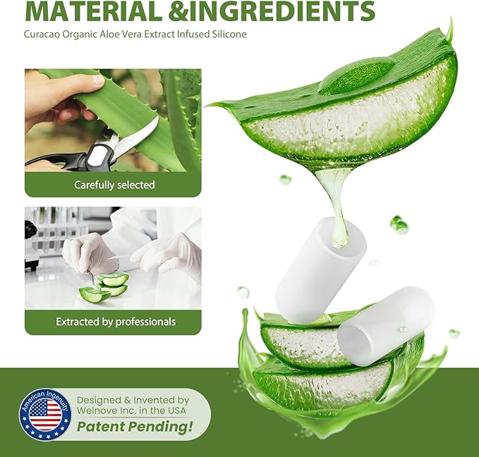Gel Pinky Toe Sleeves Toe Protectors - Bukihome 8 Pack Silicone Toe Caps with Aloe Vera Extract - Toe Protections Cushions for Women & Men - Protect Corns, Blister