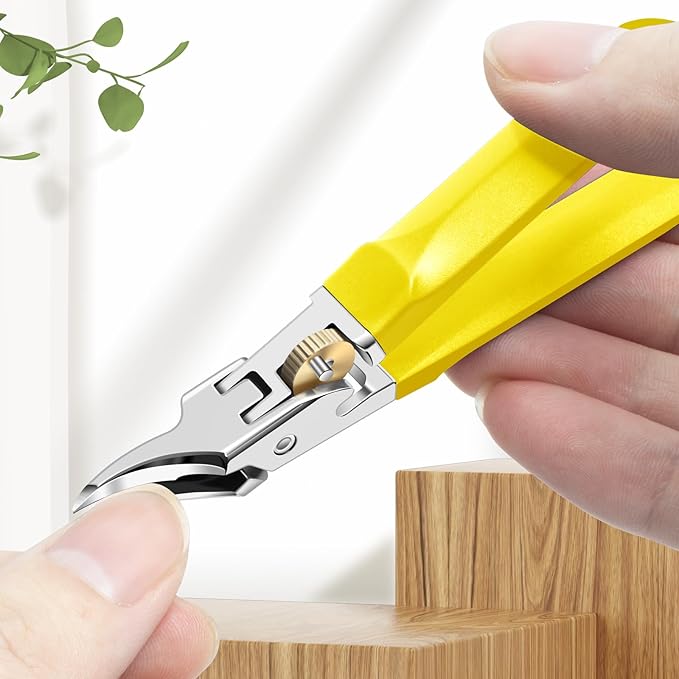 Ingrown Nail Clipper - 2025 Eagle Beak Beveled Wide Jaw Opening Toenails Clipper, Slant Curved Blade Podiatrist Toe Nail Clippers for Women and Men