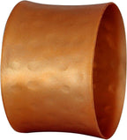 ITOS365 Handmade Round Hammered Napkin Rings Holder - Image 2