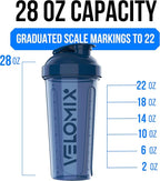 VELOMIX 2 Pack 28oz Protein Shaker Bottle - Image 4