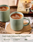 famiware Coffee Mug Set for 4, Star 16 oz Catering Mugs Cup Set - Image 2