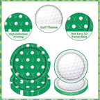 Rakuto Golf Party Decorations 96PCS Plates Napkins Forks Tableware | Golf - Image 5