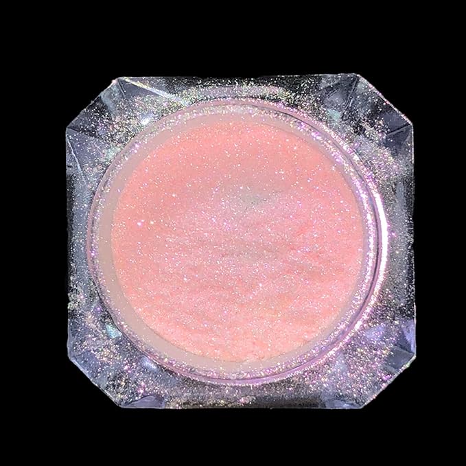 Holographic Nail Glitter Rainbow Neon Chrome Nail Powder Effect Nail Art Flakes Decoration Chrome Nail Dust Tip Manicure Pink Laser Nail Accessories, Chrome Powder for Nails