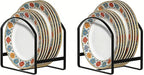 LINFIDITE 2 Pack Kitchen Plate Holder Organizer by LINFIDITE