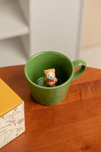 DIHOclub Bow Tie Bear Coffee Cup Hidden Ceramic Animal Inside Mug, Cute Cartoon - Image 3