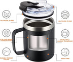 12oz Insulated Travel Coffee Mug - Image 2