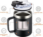 12oz Insulated Travel Coffee Mug - Image 2