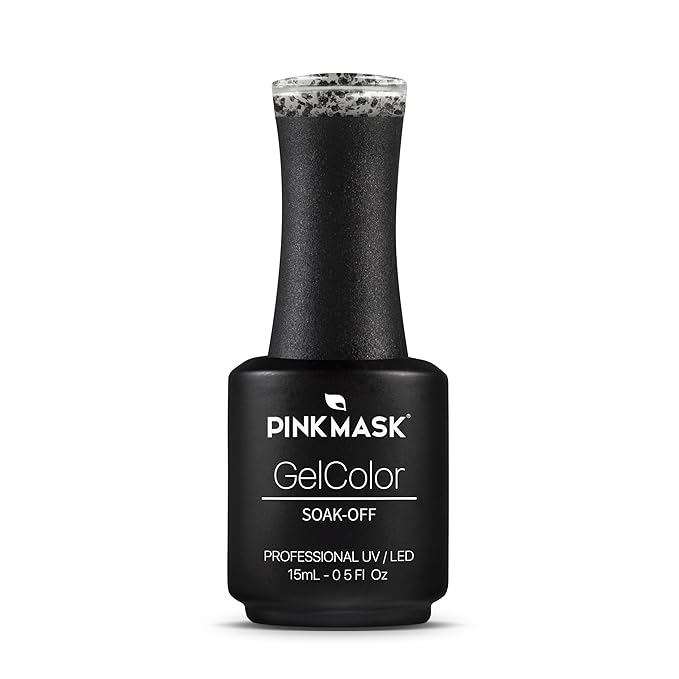 PINK MASK Gel Color Nail Polish Penny - Cruella Col. 15ml / o.5 oz - UV/LED Gel Polish, Non Wipe, Long Lasting, Soak Off Formula