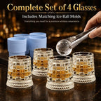 Spinning Whiskey Glasses, Rotating Glass, - Image 3