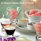 Mfacoy Martini Glasses Set of 9, Crystal Cocktail Glasses 8 Ounces, Hand Blown - Image 6