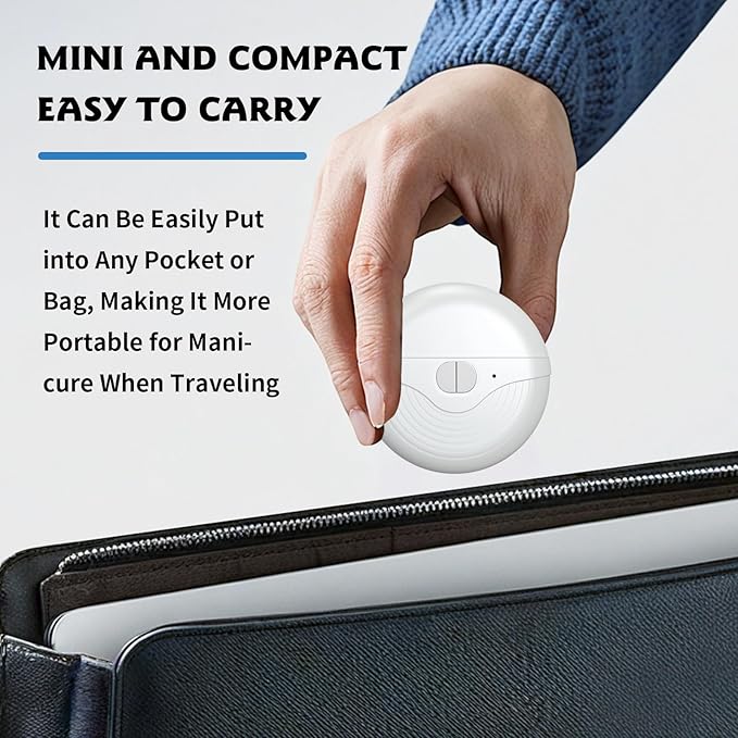 Electric Nail Clipper, 2 in 1 Automatic Nail Trimmer with Polishing, 3 Speeds Strong Power Nails Trimmer with Light, Clip Storage, Rechargeable Toenail Clippers for Adults Seniors (White)