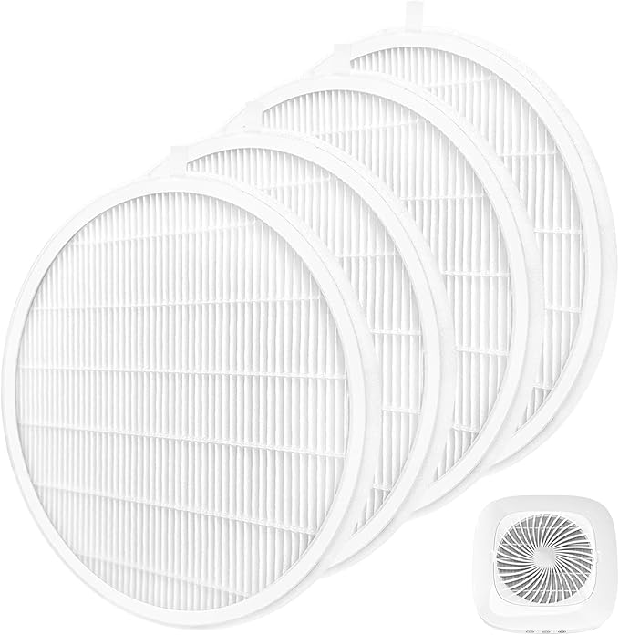 4 Pcs Nail Dust Vacuum Collector Replacement Filter Compatible with MelodySusie SProR/XC320J Reusable and Easy Clean for Salons Home Use Nail Art Tools