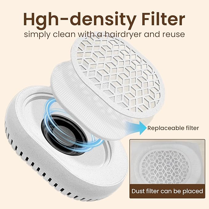 Professional Nail Dust Collector with Strong Suction, Quiet Adjustable Nail Dust Collector for Acrylic Nails, Upgraded Brushless Turbo Fan Nail Dust Collector, Salon & Home