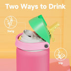 32 oz Insulated Water Bottle for Women: Meoky Stainless Steel Water Bottle - Image 3