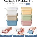 ISSEVE 8oz Silicone Snack Containers - Image 2