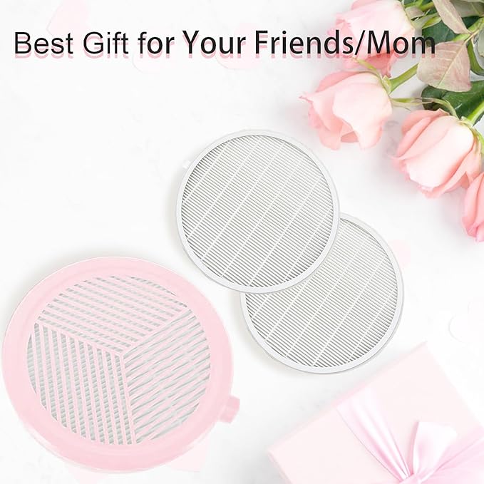 4 Pcs Nail Dust Collector Filter Replacement Filter Reusable Dust Collector Filter No Spilling Dust Filter for Nail Dust Machine Manicure Tools Nail Salon Home Use