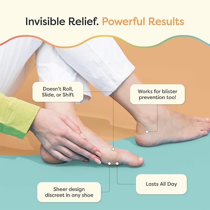 ZenToes Hydrocolloid Bunion Pads - Waterproof Gel Cushions for Bunion Relief, Blister Prevention & Foot Protection - Invisible, Breathable, All-Day Adhesive - 15 Count