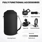 RAYMYLO One Gallon Water Bottle Insulated 128 oz, Stainless Steel | Triple - Image 7