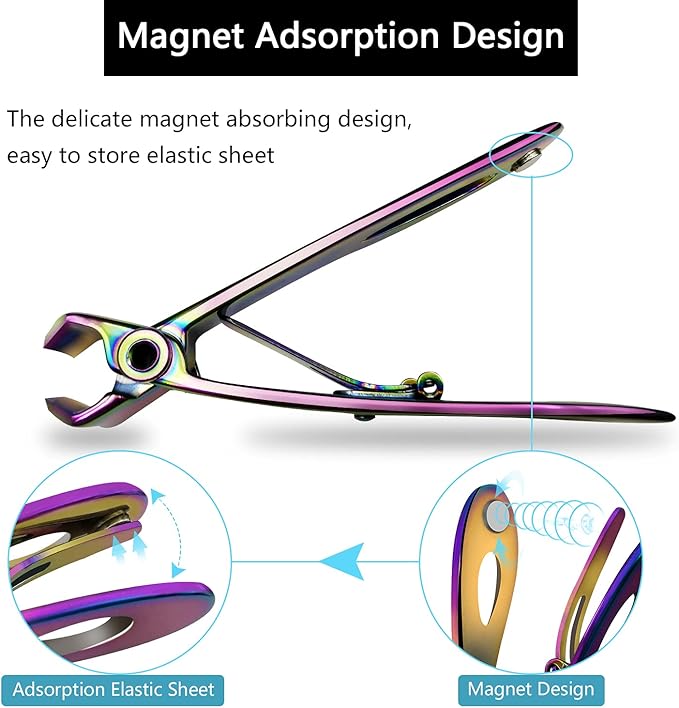 Nail Clippers for Thick Nails, Extra Wide Jaw Opening Nail Cutter for Thick Toenails, Stainless Steel Finger & Toe Nail Clipper with Nail File 3 Pcs Set for Seniors & Adult & Men & Women