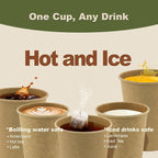 3 oz 300 Pack Disposable Coffee Cups, Bulk Brown Disposable Paper Cups - Image 6