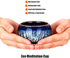 Tenmokus Tea Cup, 4.4 oz Chinese Small Ceramic Cup - Image 4