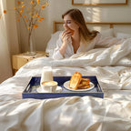 Bohemian Blue Serving Trays, Rectangular Serving Tray - Image 7