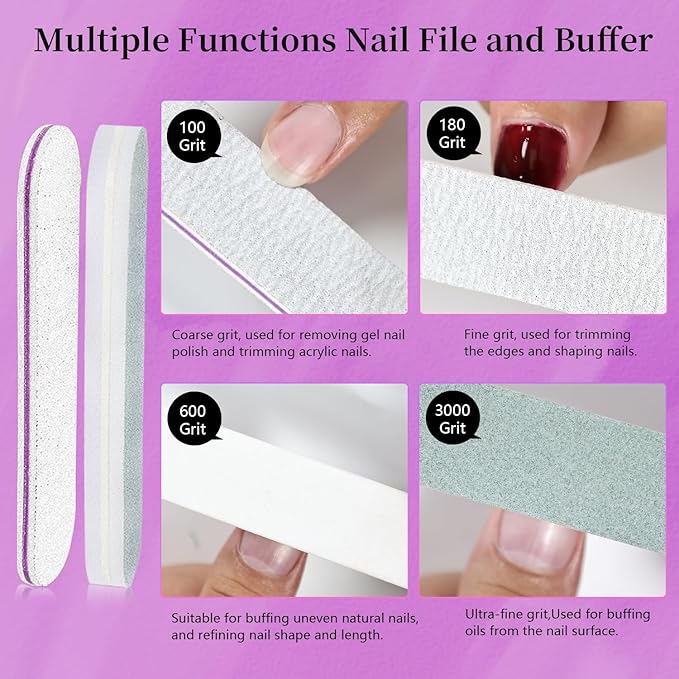 JEWHITENY Gel Polish Remover for Nails:1 Bottles of 10 ml Gel Nail Polish Remover Equipped with 4 Professional Manicure Tools Quick &Easy Remover for Nails Starter Friendly