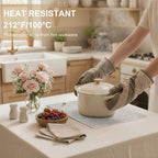 Faux Leather Heat Resistant Placemats 4 Packs, Waterproof Wipeable Dining PU - Image 3
