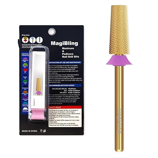 Tungsten Carbide Cross Cut Small Tapered Barrel Nail Drill Bits, Professional 3/32'' Safety Bits, Both Hands Use, Remove Gel Fast, Manicure Pedicure Cuticle Gel Polishing, Double Fine.