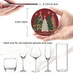 Vintage Christmas Tree Coasters - Image 3