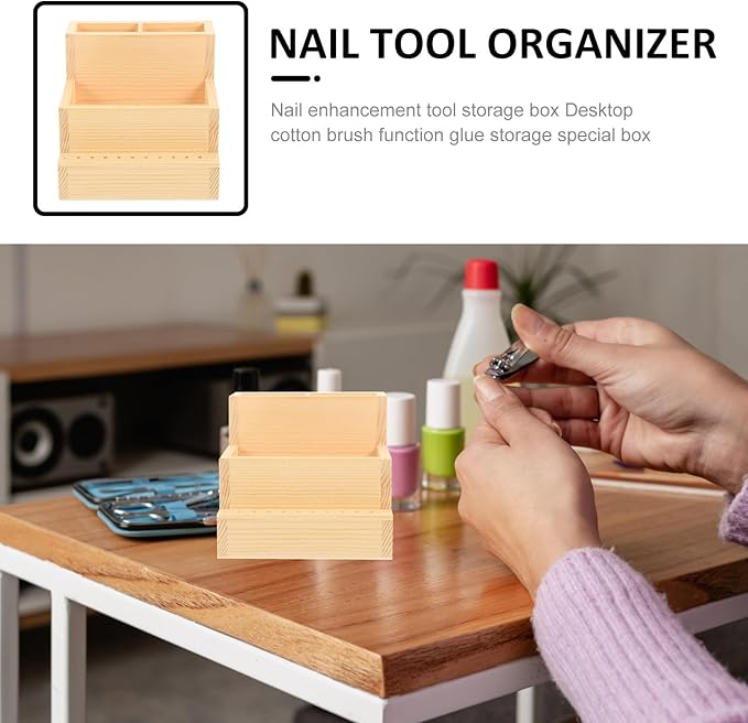 Box storage box manicure bit display stand nail tech supplies nail holder nail drill holder rack drill holder for makeup organizer drill bit log small pencil holder office