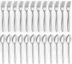 Unokit Forks and Spoons Silverware Set by Unokit