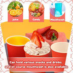 50 Pack 3 oz Paper Cups, Small Bathroom Cups Disposable Cups | Small Bathroom - Image 4