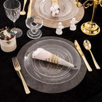 PULOTE 100Pieces Clear Plastic Plates - Image 5