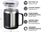 SUNWILL Travel Coffee Mug with Lid, Insulated Tumbler with Handle, 14oz - Image 2
