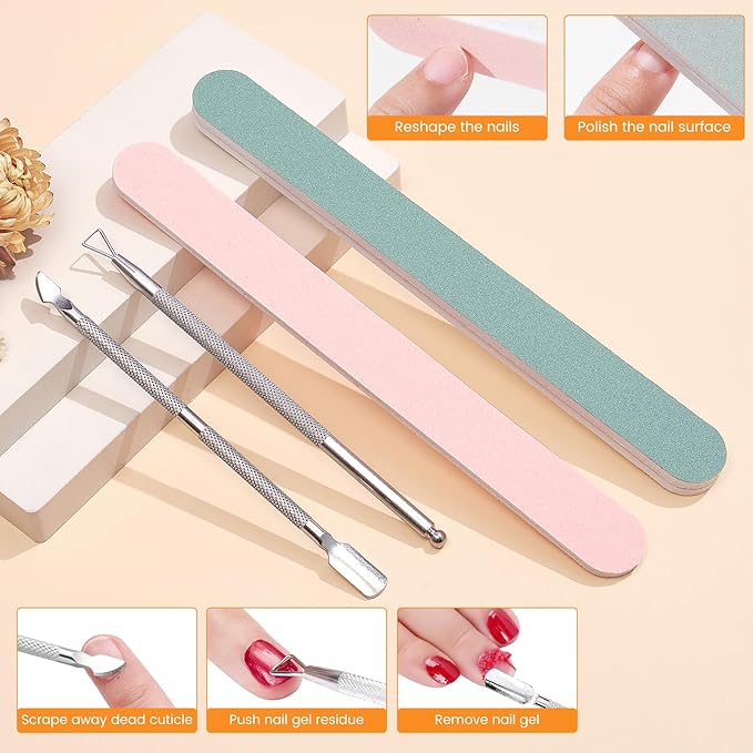 Dual Nail Soaking Bowl Acetone Proof: 2-in-1 Dip Powder Gel Nail Polish Remover Soak off Bowl for Women - Time-Saving Acrylic Nail Remover Kit for Home Salon (Big Size, Cream)