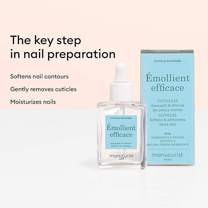 Manucurist Active Discovery Kit - Manicure Set - Nail Care Set, Vegan & Made in France: 1 Nail File, 1 Nail Buffer, 1 Cuticle Remover, 3 Wood Cuticle Pushers, 1 Active Glow, 1 Serum- Gifts for Women